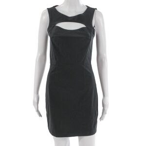 Maria Bianca Nero Womens Bodycon Sheath Black Sleeveless Dress Size L
